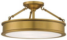 Minka-Lavery 4177-249 - 3 LIGHT SEMI FLUSH MOUNT