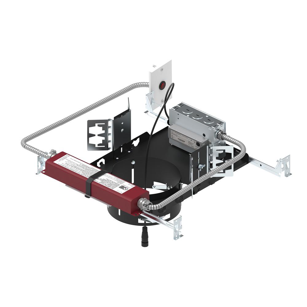 6" Sapphire III Non-IC New Construction Housing w/ Remote Test Switch EM Driver, 60W / 5500lm,