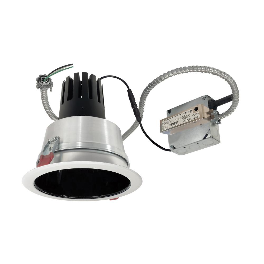 6" Sapphire III Retrofit, Black Reflector/Matte Powder White Flange, 120V; Phase Dimming, 2500lm