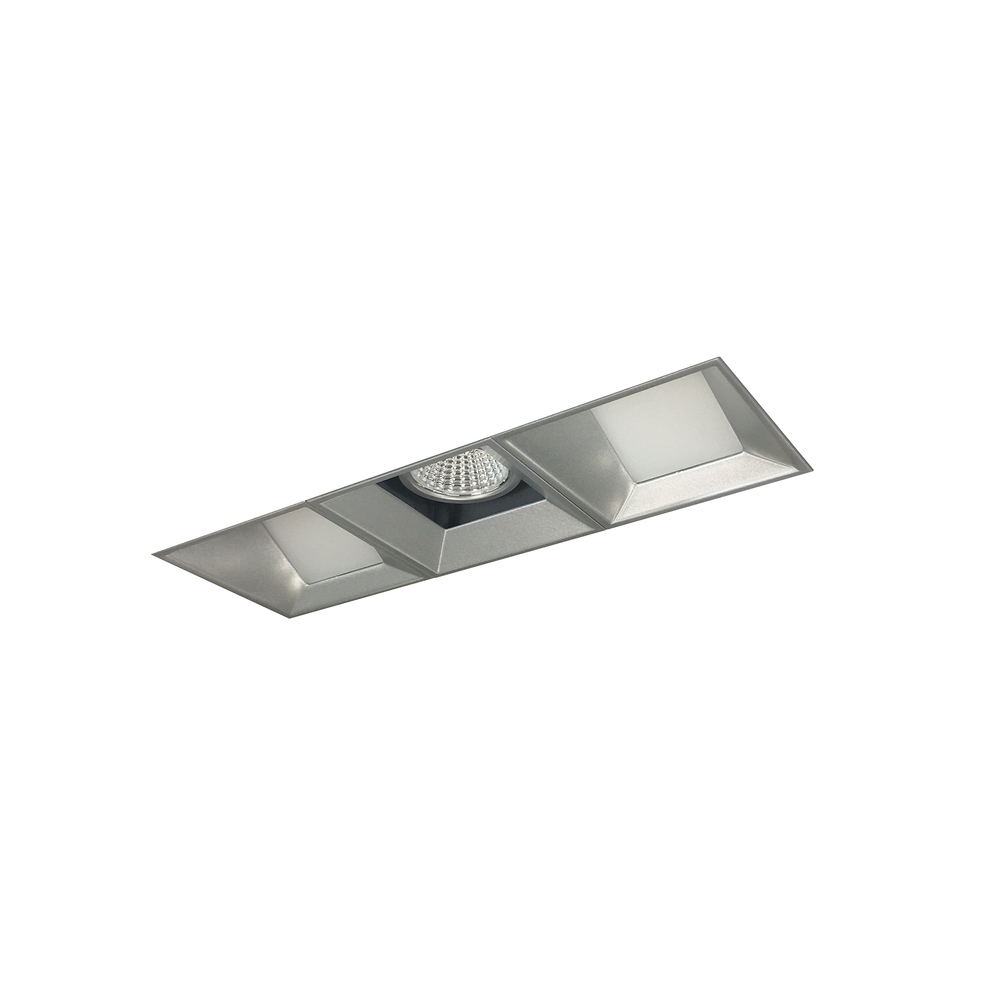 Iolite MLS 3-Head Trimless Reflector Kit, 3500K, 1000lm, Haze Fixed Downlt./Wall Wash Trims