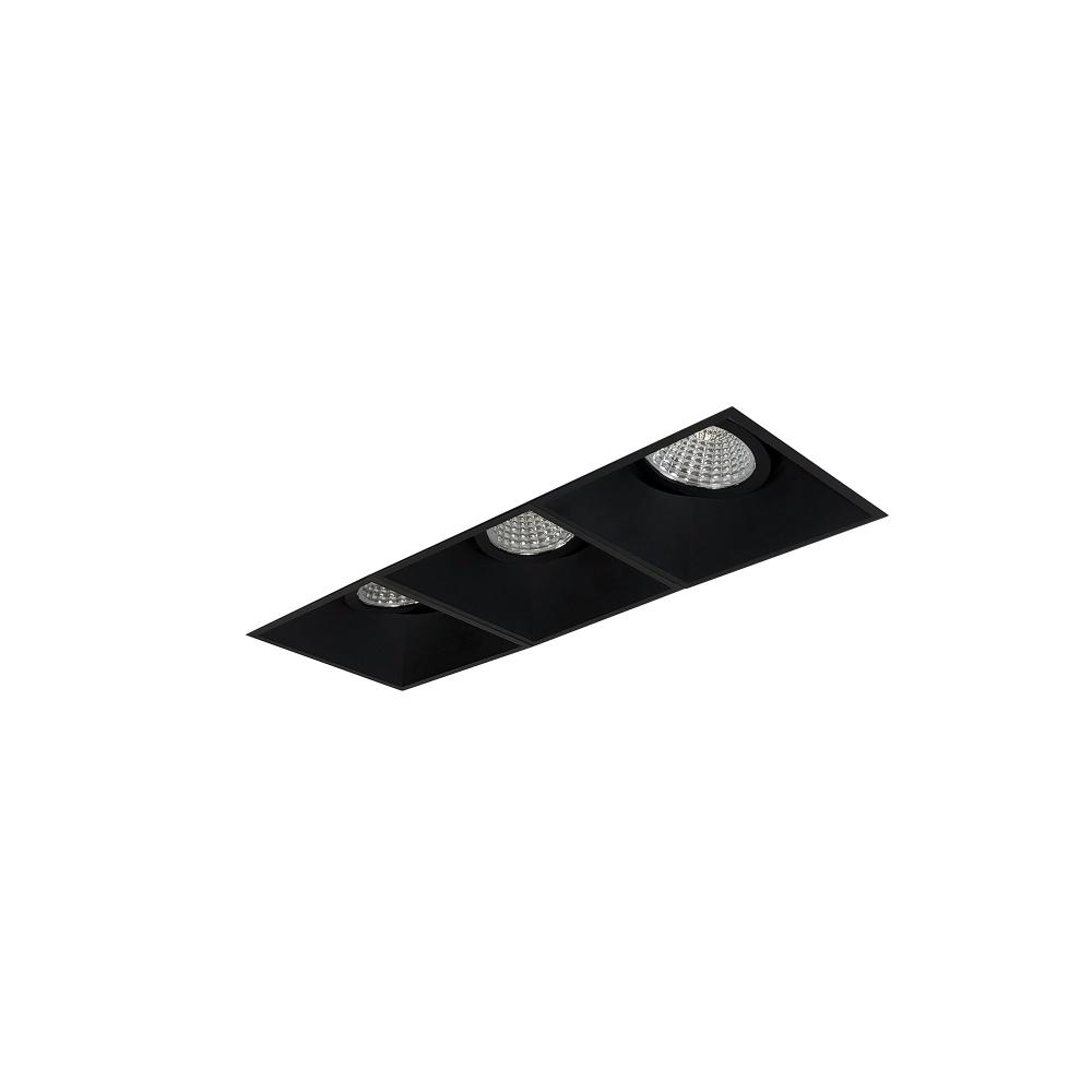 Iolite MLS 3-Head Trimless Reflector Kit, 4000K, 1000lm, Black Adj. Gimbal Trims