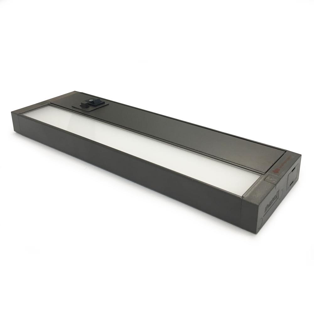 11" LEDUR Tunable White LED Undercabinet, 3000/4000/5000K, Bronze