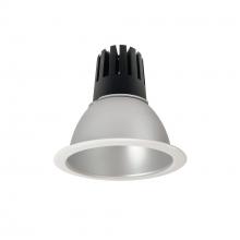 Nora NC3-61L440FHZMPW - 6" Sapphire III Round Open Reflector, 3500lm, 4000K, Flood Optic, Haze Reflector/Matte Powder