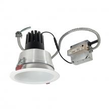 Nora NCR3-61L627FP01MPW - 6" Sapphire III Retrofit, Matte Powder White Reflector/Matte Powder White Flange, 120V; Phase