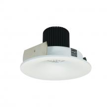 Nora NIO-4RNB35XMPW/10 - 4" Iolite LED Round Bullnose, 1000lm / 14W, 3500K, Matte Powder White Finish