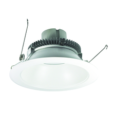 Nora NLCBC2-65140MPW/10EM - 6" Cobalt Click Round Retrofit Reflector, 1000lm / 12W, 4000K, Matte Powder White Reflector /
