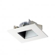 Nora NLCBS-4561230HZW - 4" Cobalt Shallow High Lumen LED Trim, Square/Square Regress, 1250lm, 3000K, Haze/White