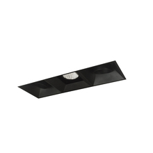 Nora NMIOTL-13-NF-AAF-30X-10-B - Iolite MLS 3-Head Trimless Reflector Kit, 3000K, 1000lm, Black Adj. Snoot/Fixed Downlt. Trims