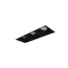 Nora NMIOTL-13-NF-GGG-40X-10-B - Iolite MLS 3-Head Trimless Reflector Kit, 4000K, 1000lm, Black Adj. Gimbal Trims