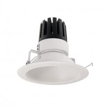 Nora NRM3-61L330NWW - 6" Marquise III Round Open Reflector, 2000lm, 3000K, Narrow Flood Optic, White Reflector/White
