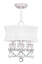 Livex Lighting 6303-03 - 3 Light White Mini Chandelier/Ceiling Mount