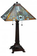 Meyda Blue 138772 - 26"H Prairie Wheat Sunshower Table Lamp
