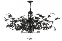 Meyda Blue 144580 - 52" Wide Greenbriar Oak Inverted Pendant Hardware