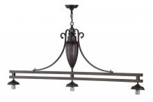Meyda Blue 144875 - 56"L 3 LT Custom Island Pendant Hardware