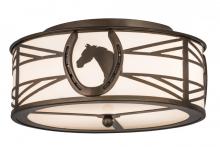 Meyda Blue 174228 - 16"W Horseshoe Flushmount