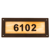 Meyda Blue 195165 - 9.5" Wide Personalized Street Address Sign