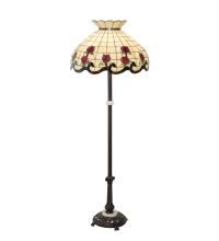 Meyda Blue 228520 - 62" High Roseborder Floor Lamp