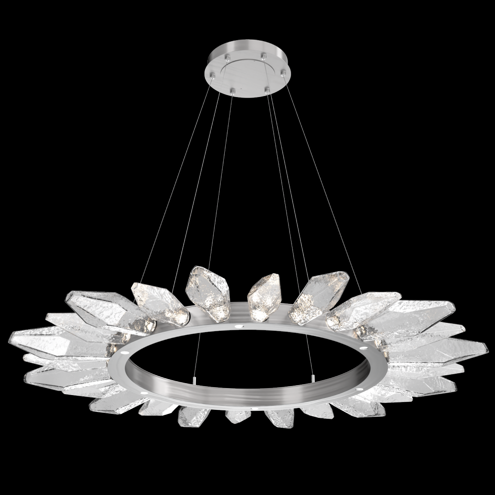 Rock Crystal Radial Ring - 56