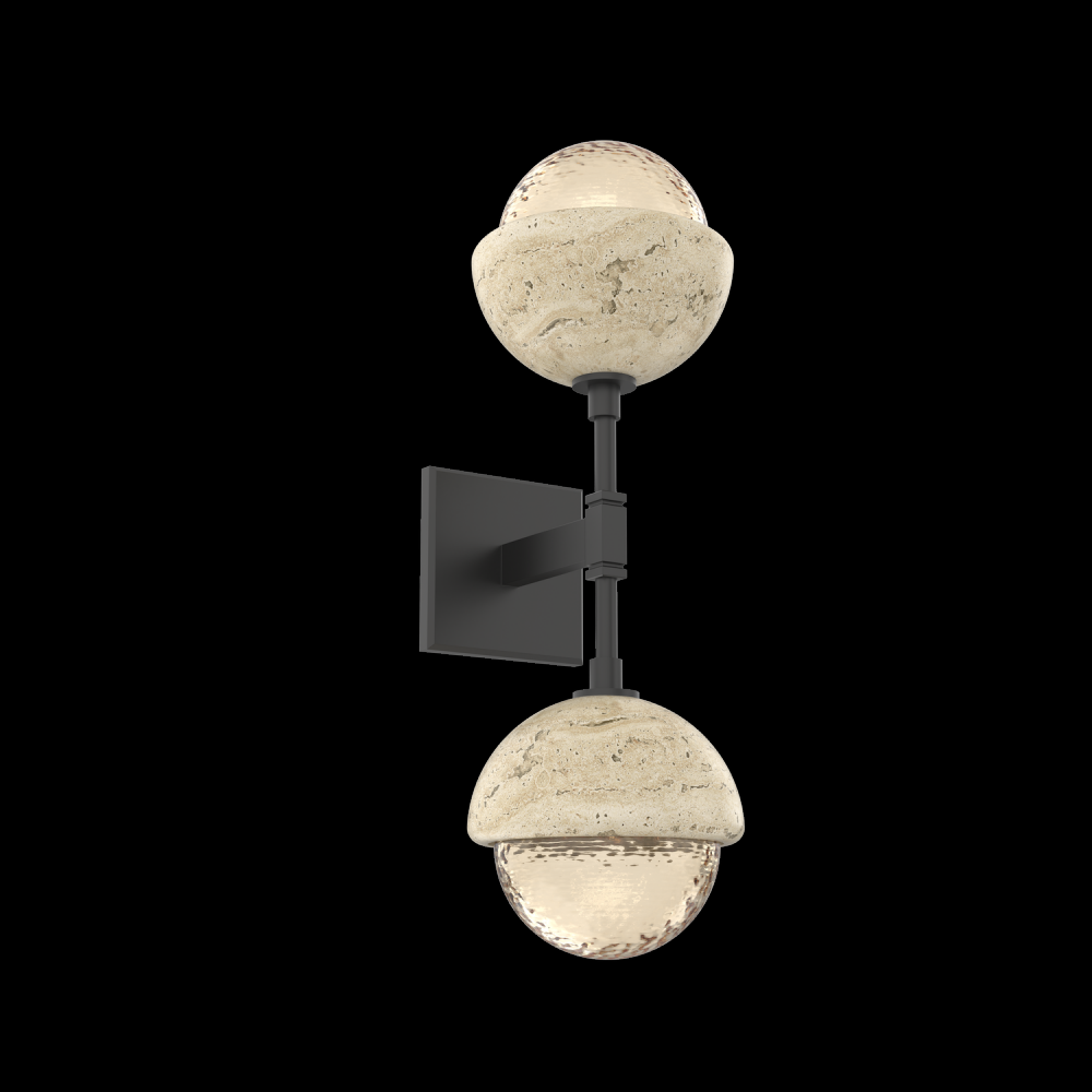 Cabochon Double Sconce