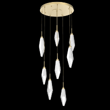 Hammerton CHB0050-08-GB-CC-C01-L1 - Rock Crystal Round 8pc Multi-Pendant
