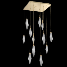 Hammerton CHB0050-12-GB-CS-C01-L1 - Rock Crystal Square 12pc Multi-Pendant