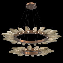 Hammerton CHB0050-2T-BB-CB-CA1-L3 - Rock Crystal Two-Tier Radial Ring