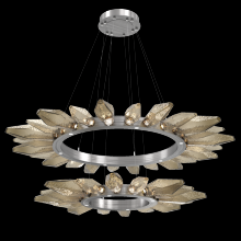Hammerton CHB0050-2T-SN-CB-CA1-L3 - Rock Crystal Two-Tier Radial Ring