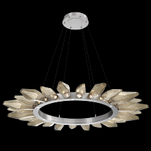 Hammerton CHB0050-56-SN-CB-CA1-L1 - Rock Crystal Radial Ring - 56