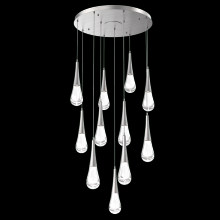 Hammerton CHB0078-11-SN-C-C01-L3 - Raindrop Round 11pc Multi-Pendant