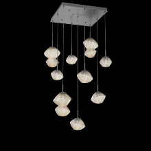 Hammerton CHB0089-09-GM-A-C01-L1 - Mesa Square 9pc Multi-Pendant