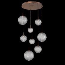 Hammerton CHB0092-08-BB-S-C01-L1 - Gaia Round 8pc Multi-Pendant