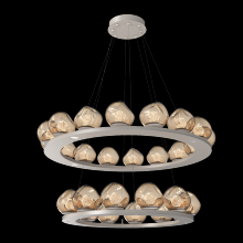 Hammerton CHB0095-2B-BS-ZB-CA1-L3 - Luna Two-Tier Ring