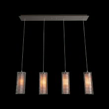 Hammerton PLB0020-07-BS-F-C01-E2 - Downtown Mesh Linear 7pc Multi-Pendant