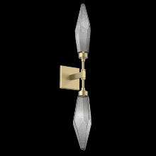 Hammerton IDB0050-02-GB-CS-L3 - Rock Crystal Double Sconce