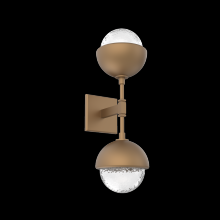 Hammerton IDB0093-02-NB-C-L1-MS - Cabochon Double Sconce