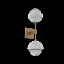 Hammerton IDB0093-02-NB-S-L3-WM - Cabochon Double Sconce