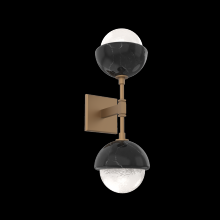 Hammerton IDB0093-02-NB-WL-L3-BM - Cabochon Double Sconce