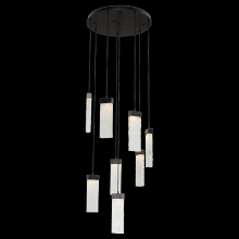 Hammerton CHB0042-11-BS-BG-C01-L1 - Parallel Glass Round 11pc Multi-Pendant