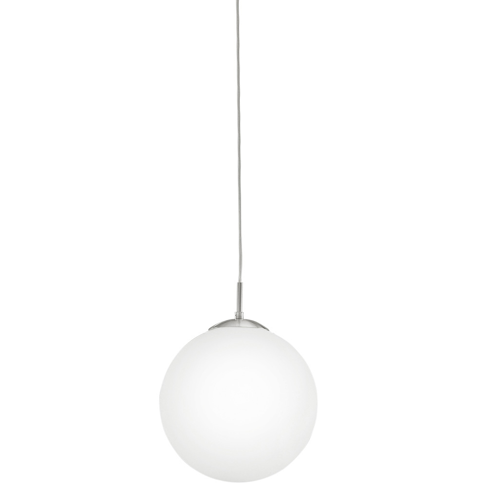 1 LT Pendant w/ a Matte Nickel Finish & Opal Glass Shade