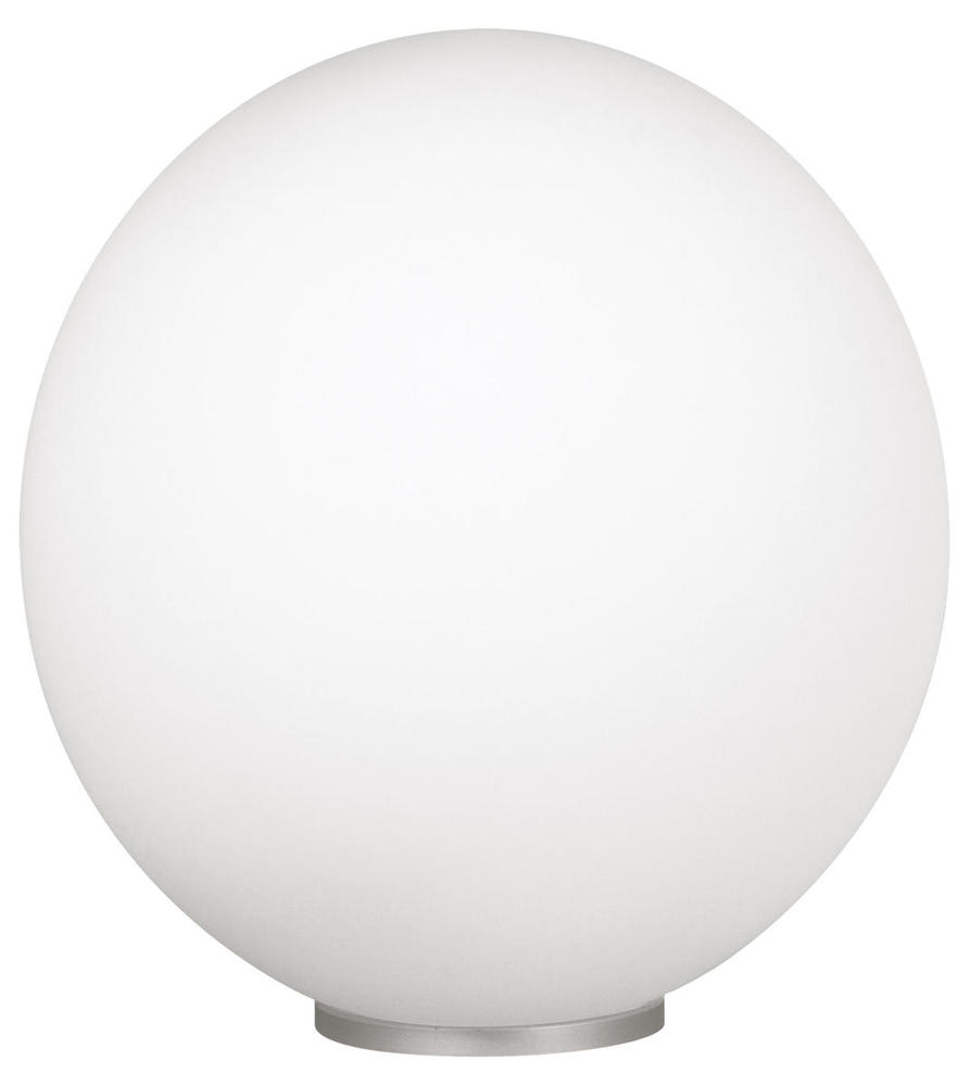 1 LT Table Lamp w/ a Siliver Finish & Opal Glass