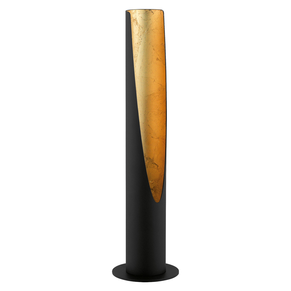 1 LT Table Lamp w/ Matte Black & Gold Finish