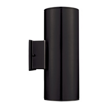 Eglo 200023A - 2 LT Outdoor Wall Light w/ Black Finish & Acrylic Diffuser