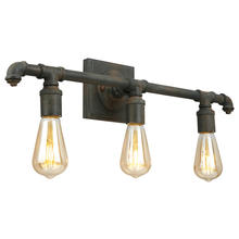 Eglo 202842A - 3 LT Open Bulb Bath/Vanity Light w/ a Zinc Finish