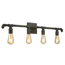 Eglo 202844A - 4 LT Open Bulb Bath/Vanity Light w/ a Zinc Finish