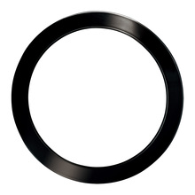 Eglo 203762 - 7" Black Chrome Round Magnetic Trim for Trago