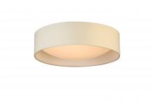Eglo 204723A - Integrated LED 16" Ceiling Light w/ White Fabric Shade & White Acrylic Diffuser