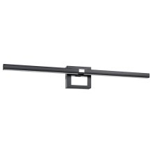 Eglo 205806A - 1 LT Integrated LED Bath/Vanity Light w/ Black & Chrome Finish & White Diffuser