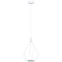 Eglo 39319A - 2 LT LED Pendant w/ White Finish & White Metal Shade