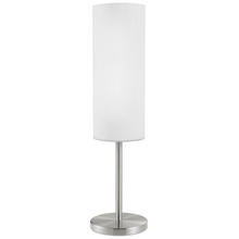 Eglo 85981A - 1 LT Table Lamp w/ Matte Nickel Finish & White Frosted Glass Shade