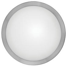 Eglo 87328A - 1 LT Ceiling Light w/ Matte Nickel Finish & Satin Glass Shade